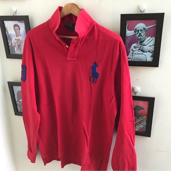 Polo by ralph lauren tshirt full sleeve (L-XL) - Picture 6 of 7
